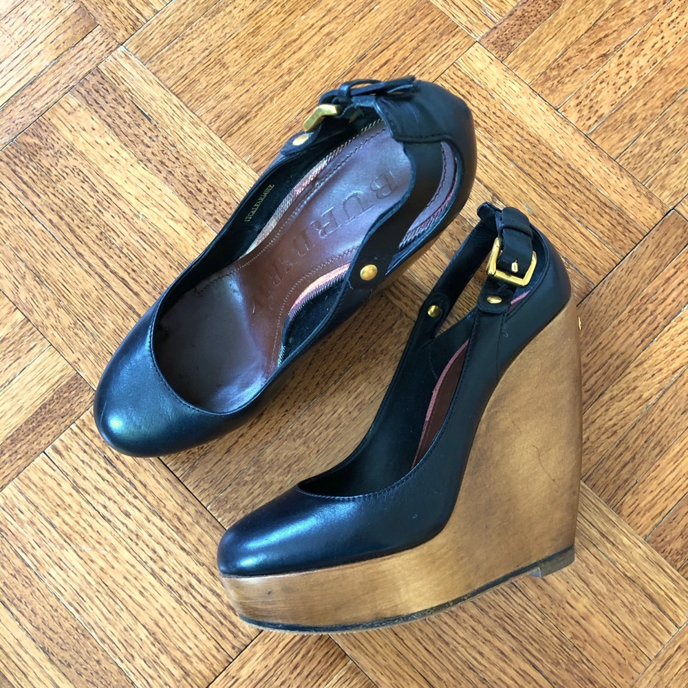 Burberry black shoes size 37.5